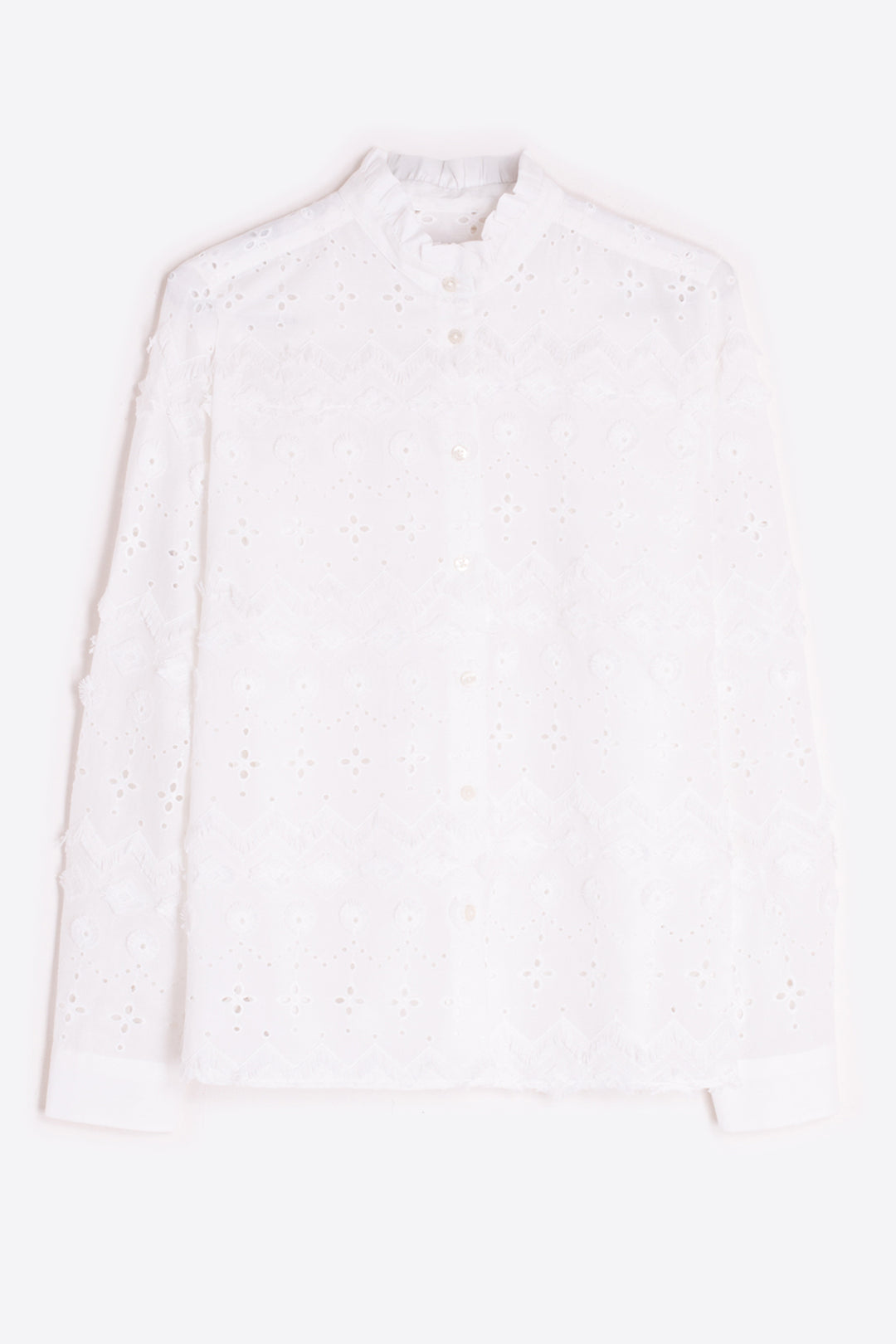 Vilagallo 33443 Bordado White Eyelet Embroidered Shirt
