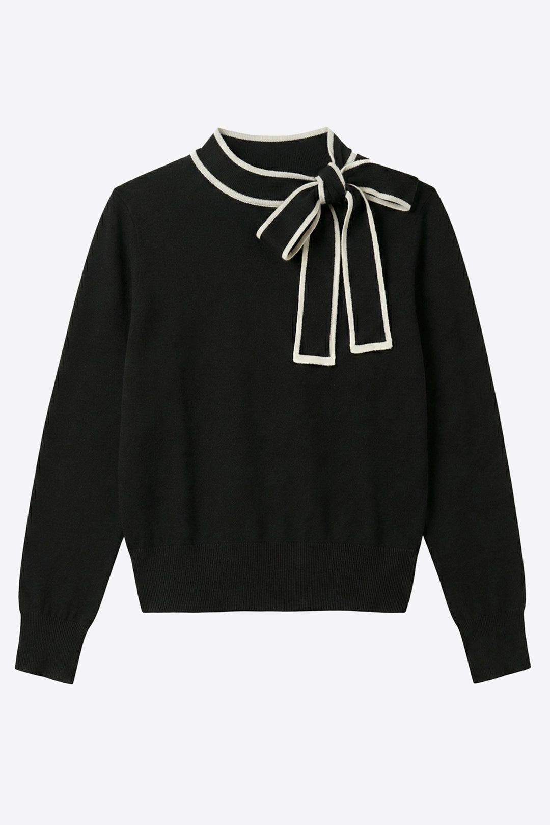 Vilagallo Black & Ecru Lazo Jumper at Shirley Allum