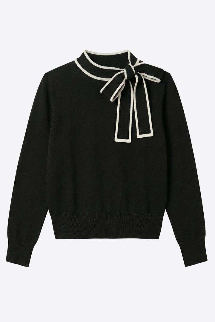 Vilagallo Black &amp; Ecru Lazo Jumper at Shirley Allum