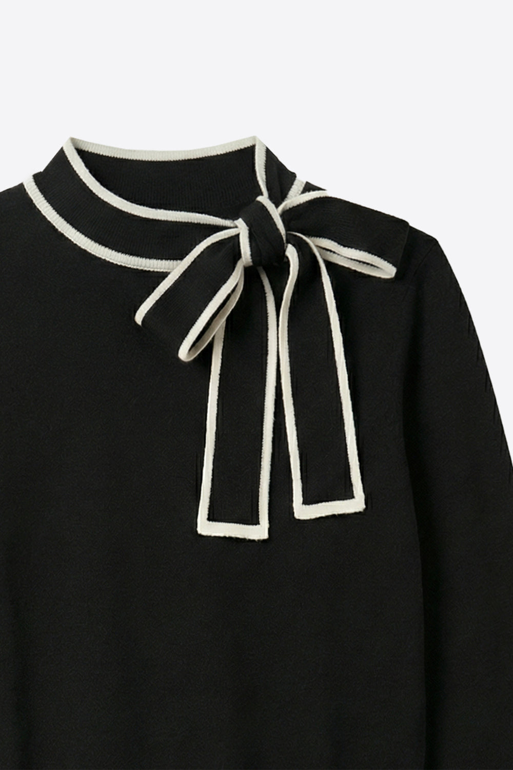 Vilagallo Black & Ecru Lazo Jumper at Shirley Allum