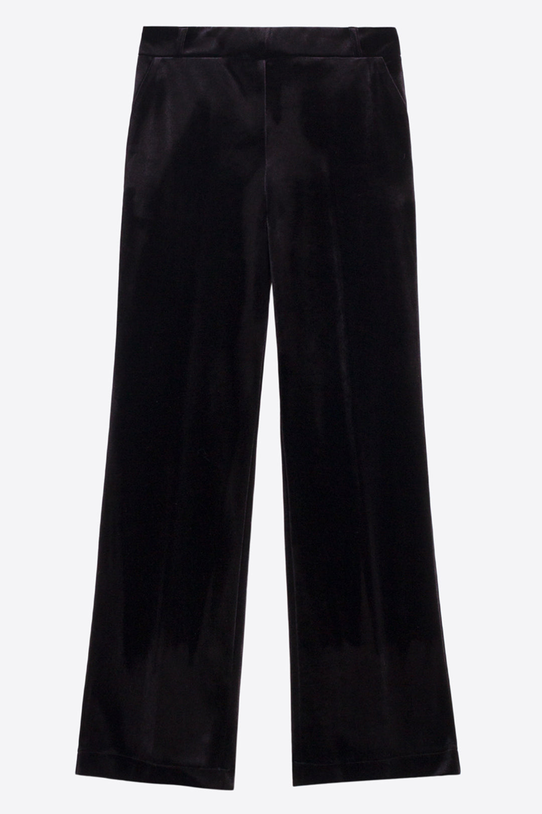 Vilagallo Black Velvet Trousers at Shirley Allum