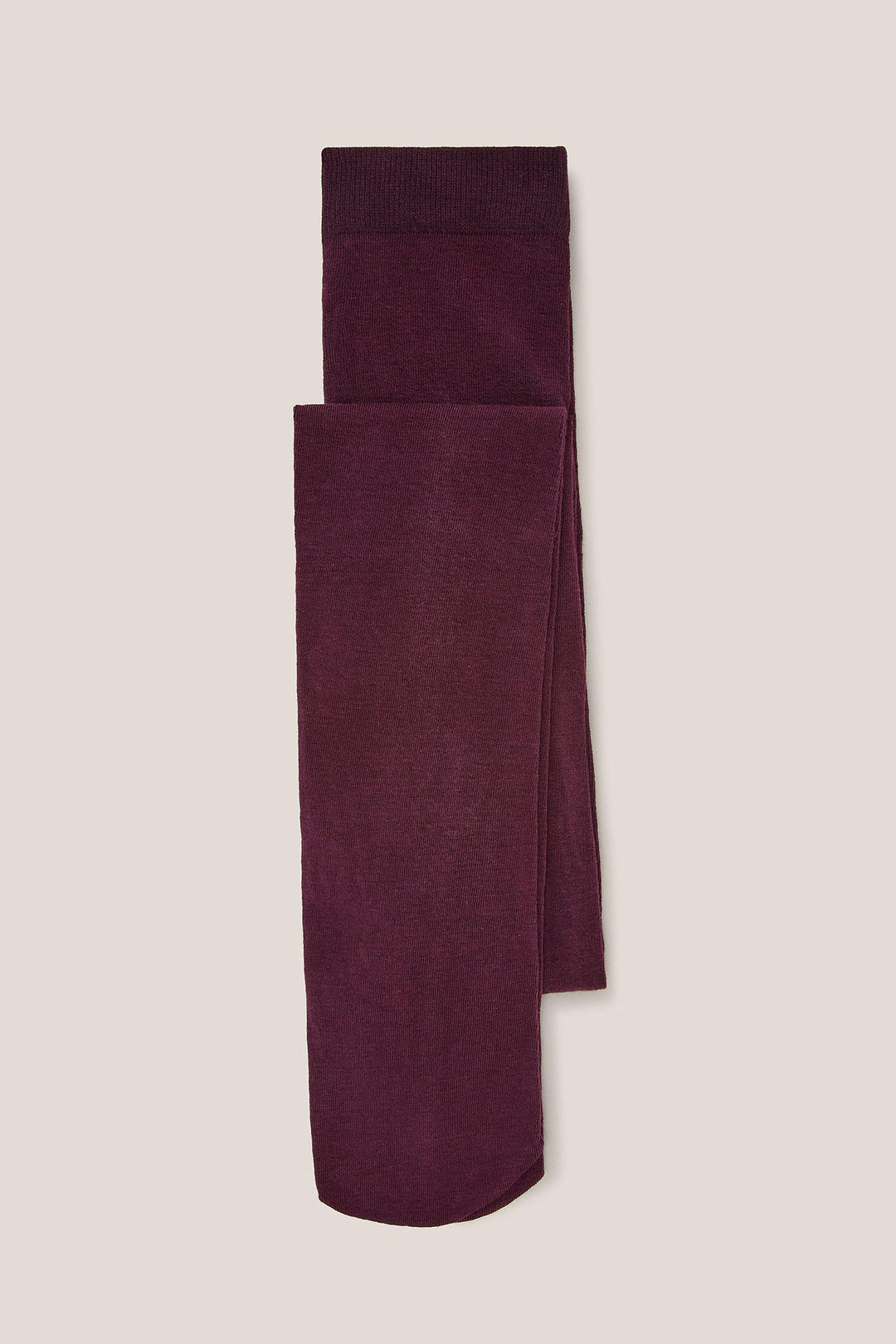 White Stuff 437179 Patty Plain DK Plum Purple Tights - Shirley Allum Boutique