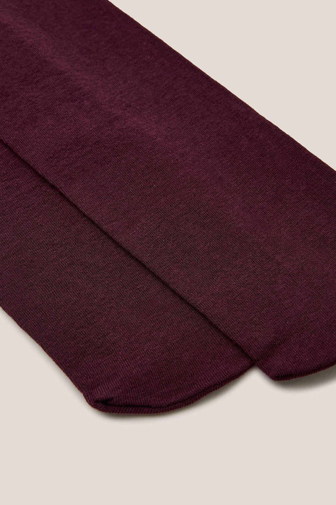 White Stuff 437179 Patty Plain DK Plum Purple Tights - Shirley Allum Boutique