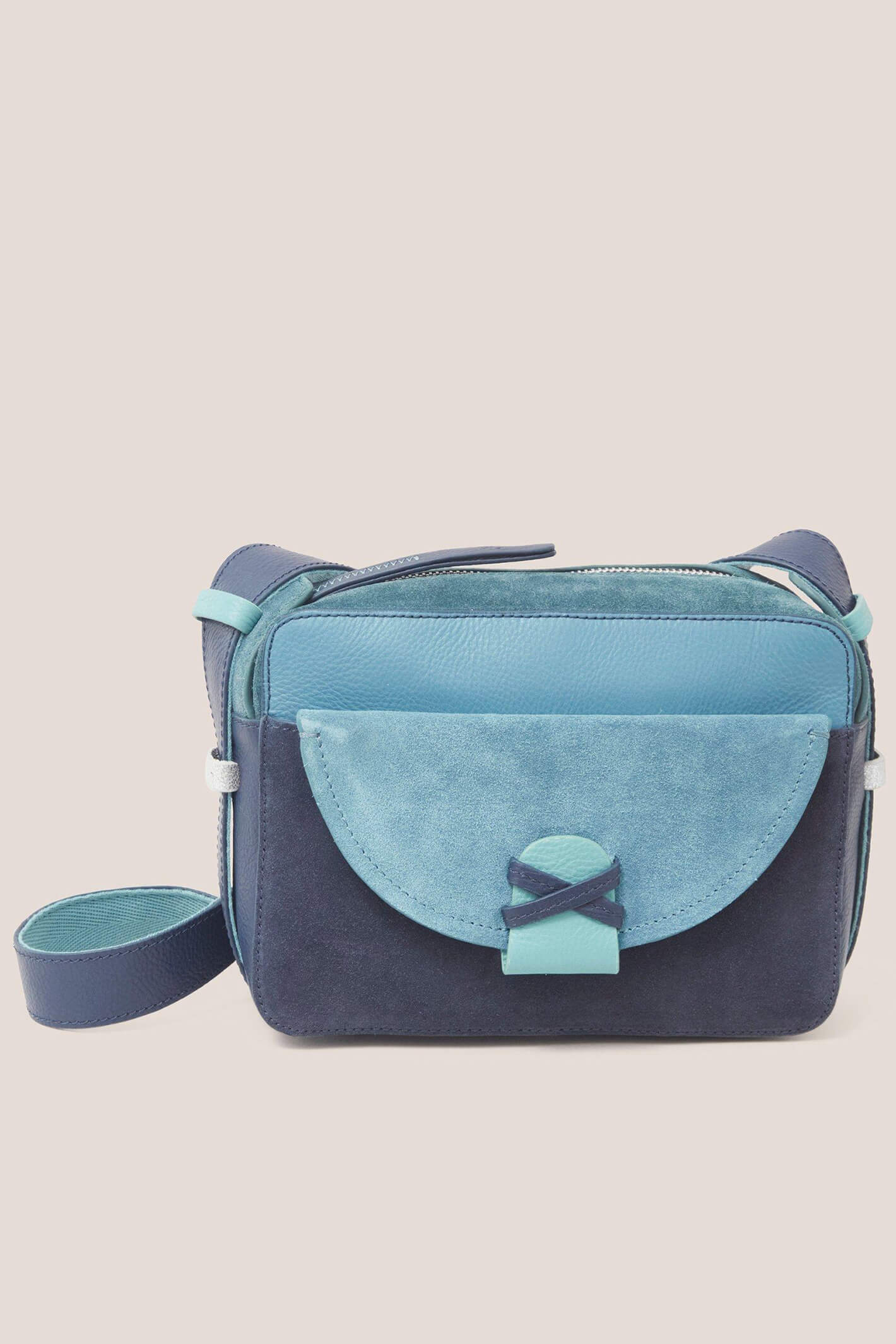 White Stuff 439447 Lola Navy Multi Bag Shirley Allum Boutique