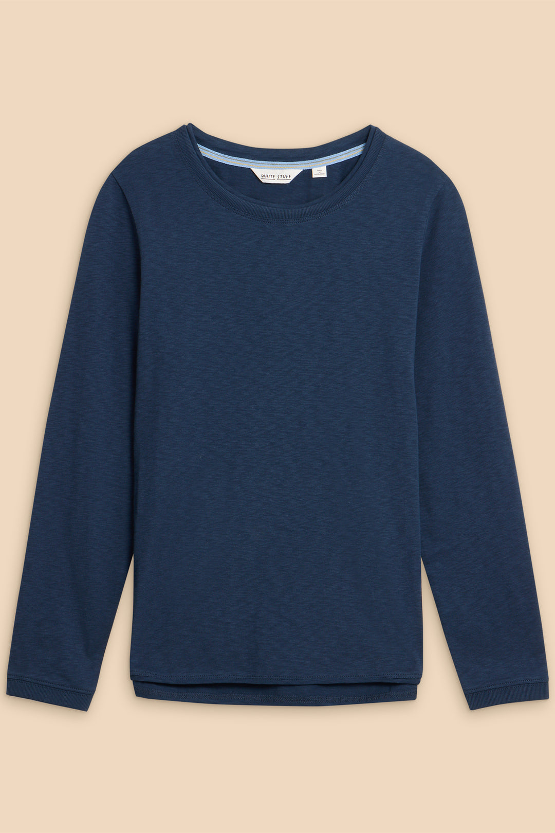 White Stuff 440353 Clara Dark Navy Long Sleeve T-Shirt - Shirley Allum Boutique