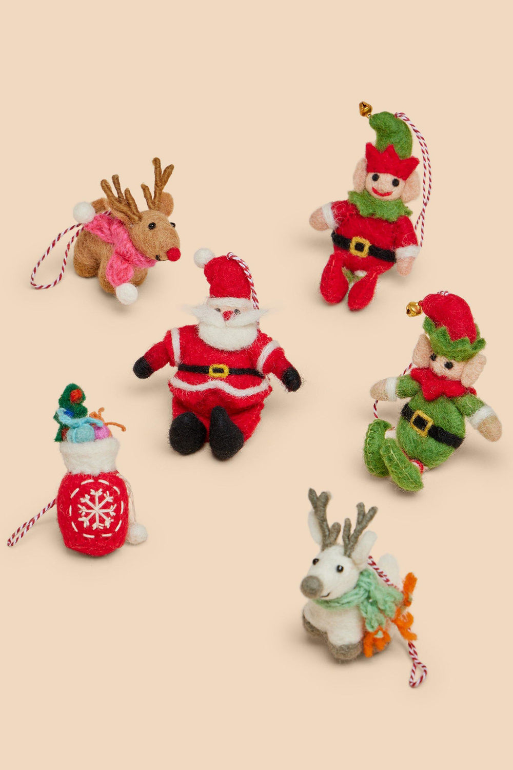 White Stuff 441195 Red MLT Santa Delivery Egg Box - Shirley Allum Boutique