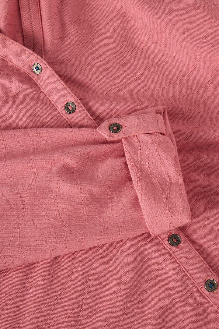 White Stuff Annie Textured Shirt Dusky Pink 441852 - Shirley Allum Boutique
