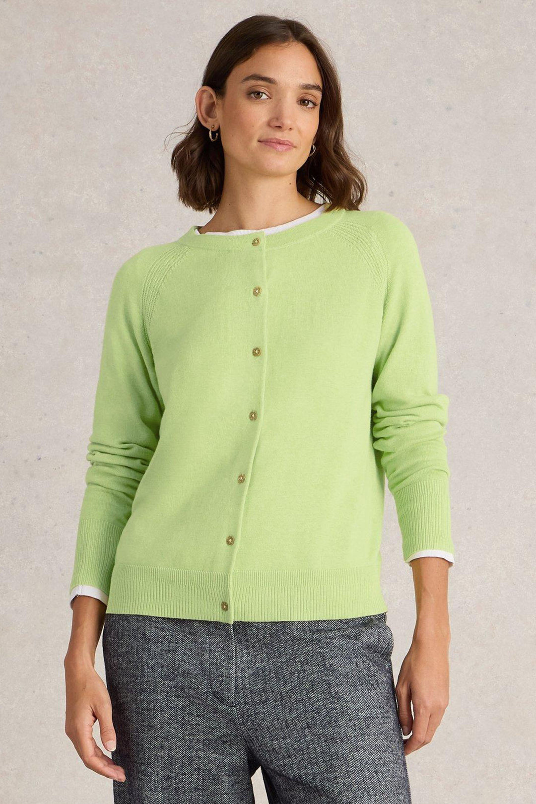 White Stuff Cardigan Lulu Bright Yellow 443041 - Shirley Allum Boutique