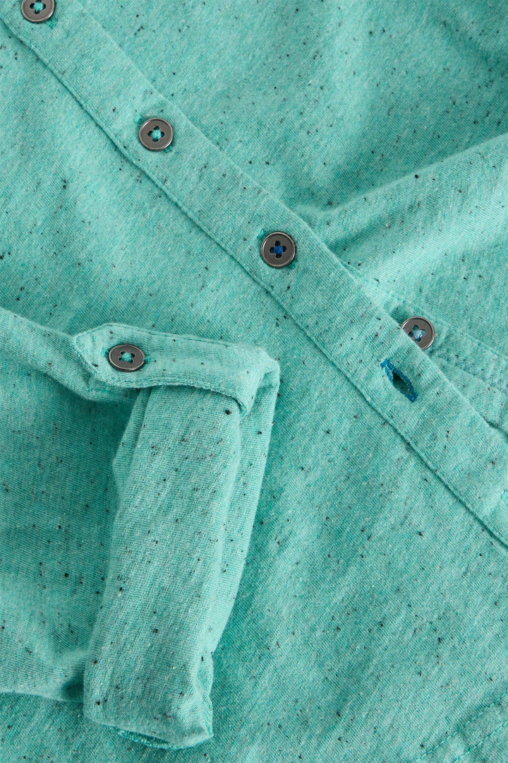 White Stuff Shirt Annie Pocket Jersey Bright Blue 442976 - Shirley Allum Boutique