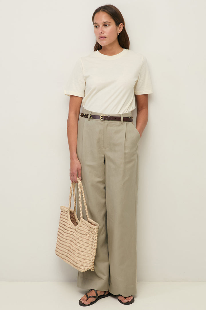 Yerse 44001 Ecru Organic Cotton T-Shirt O-LINE44