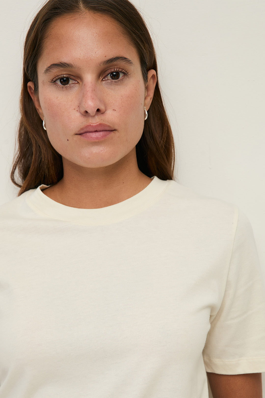 Yerse 44001 Ecru Organic Cotton T-Shirt O-LINE44