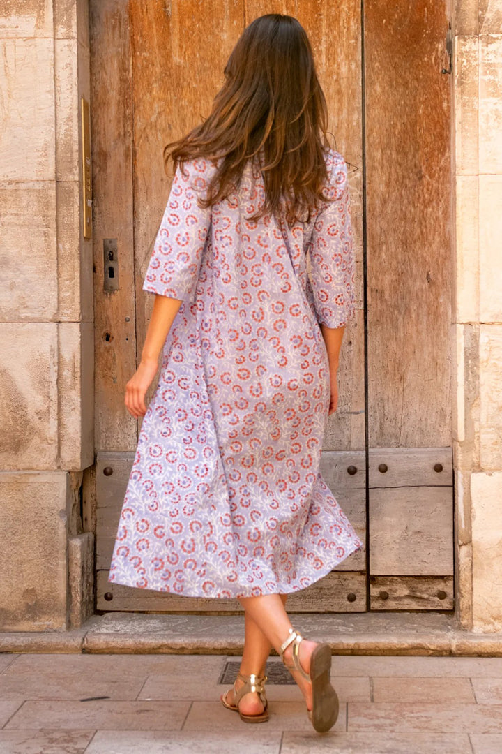 Zen Ethic VR6158 Mia Lilac Eze Organic Cotton Dress
