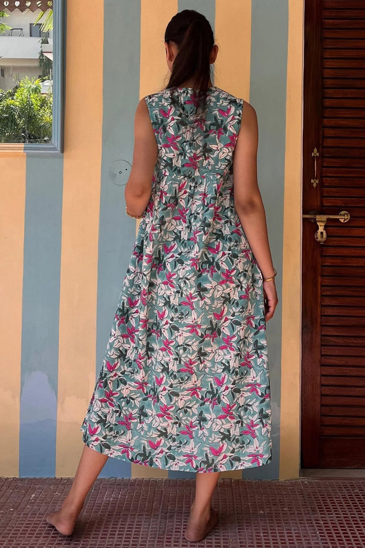 Zen Ethic VR6314 Amy Green Figuieres Organic Cotton Dress