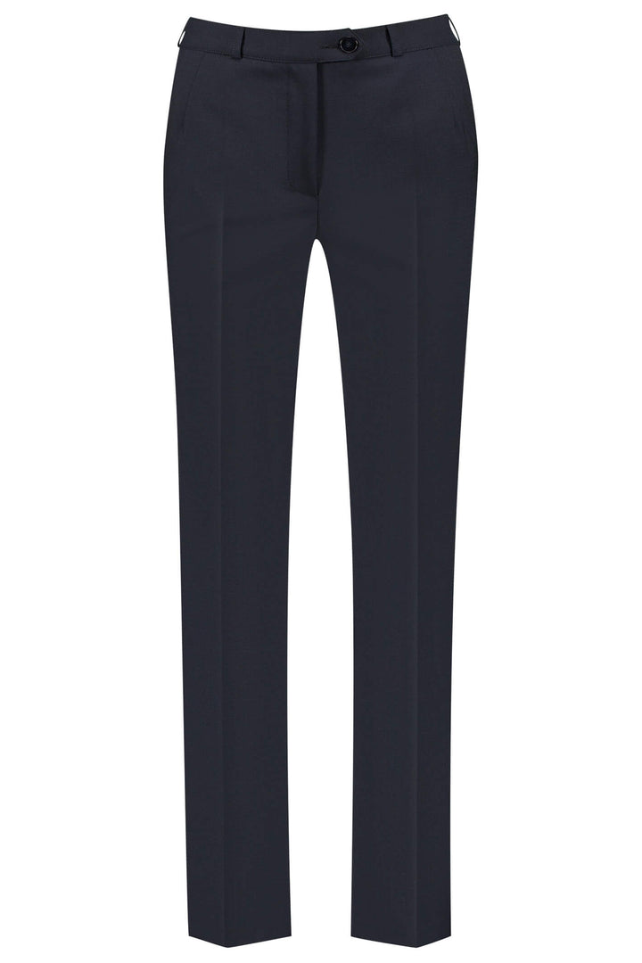 Zerres Anika 1303-983 69 Navy Wool Blend Stretch City Trousers - Shirley Allum Boutique