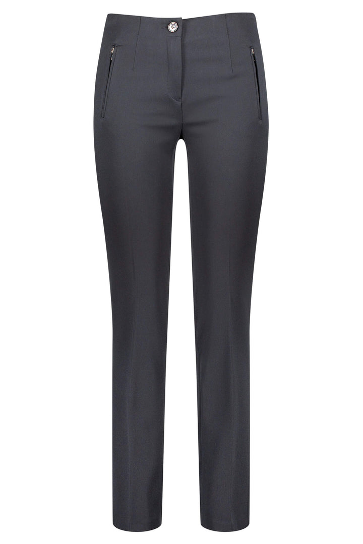 Zerres Jane 4649-995 69 Navy Straight Leg Trousers - Shirley Allum Boutique