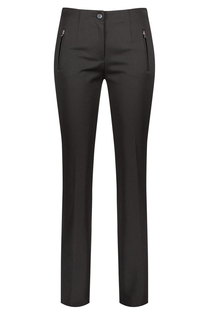 Zerres Jane 4649-995 99 Black Straight Leg Trousers - Shirley Allum Boutique