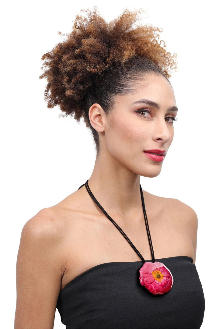 Zsiska Garland Pink Necklace P170201PINKQ00