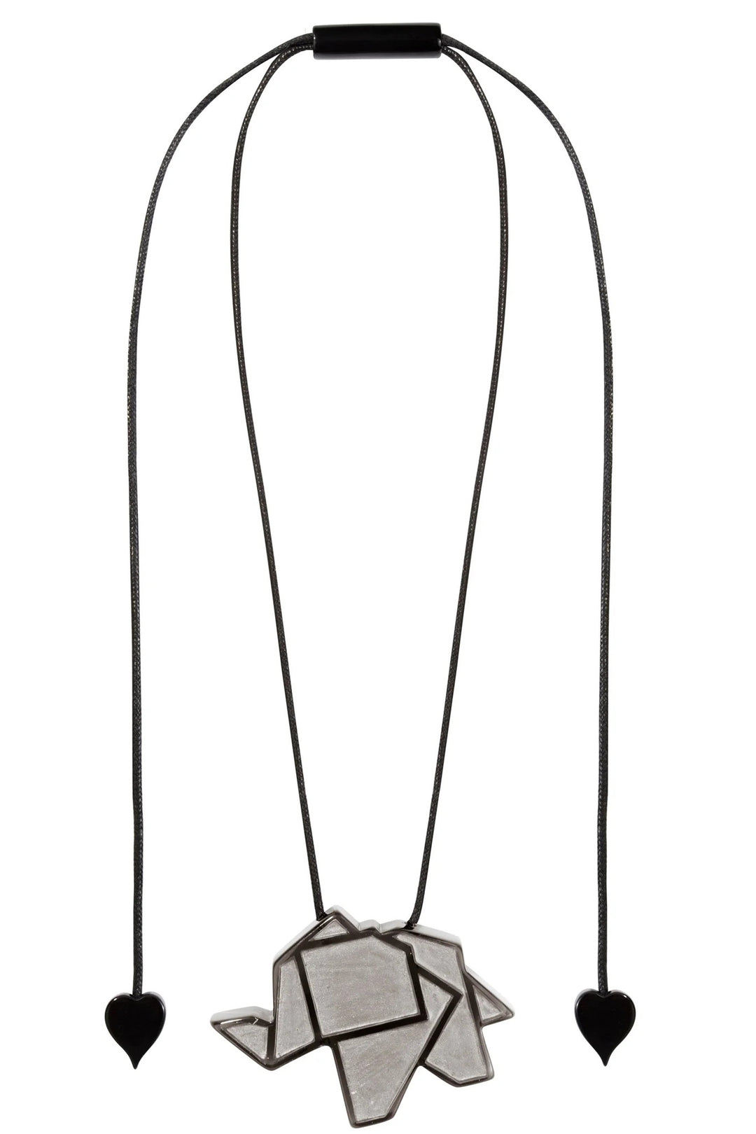 Zsiska Origami Silver Pendant Necklace 9440201S00PQ00