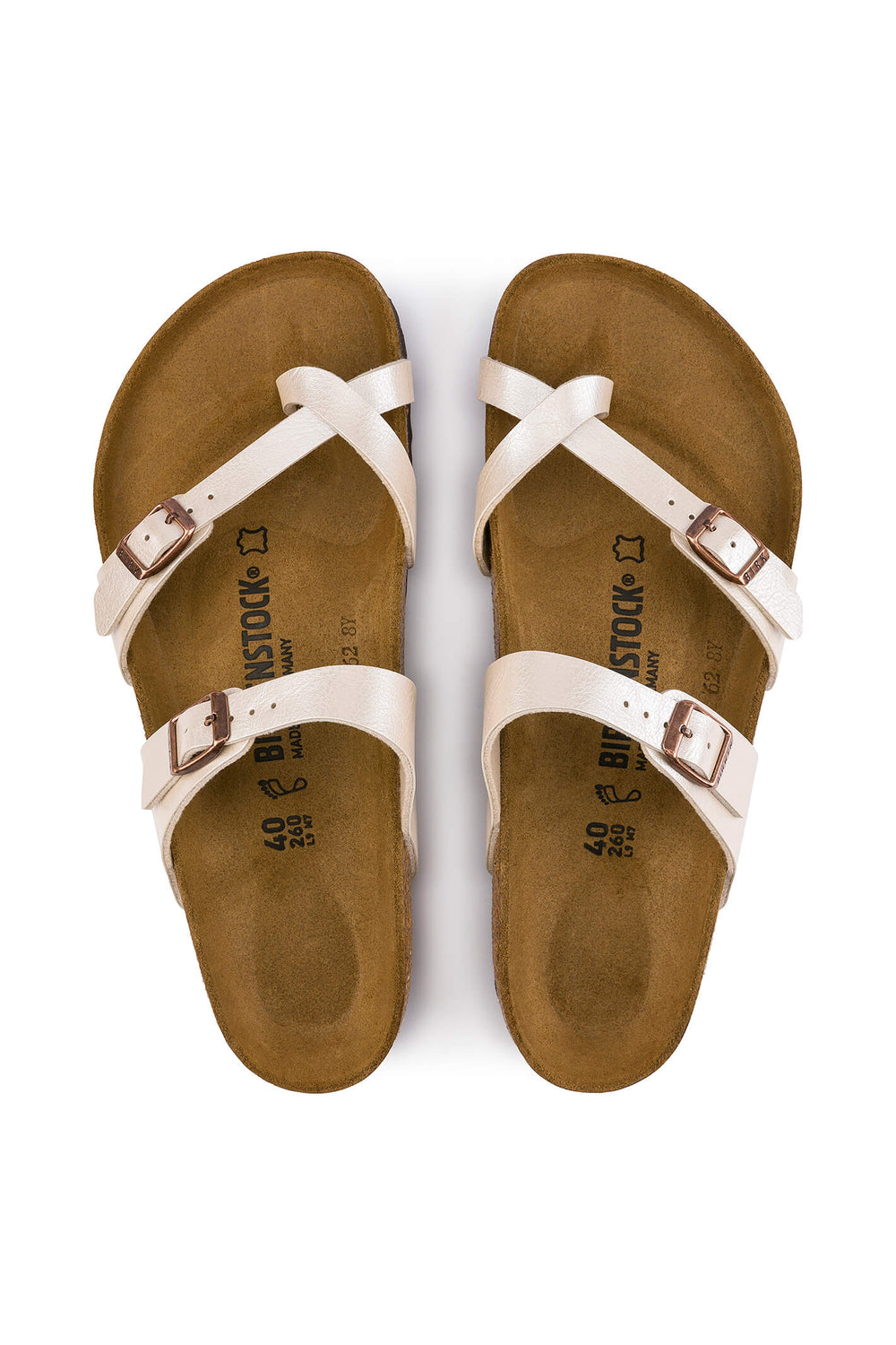 Birkenstock Mayari 71661 Graceful Pearl White Regular Fit Sandal - Shirley Allum Boutique