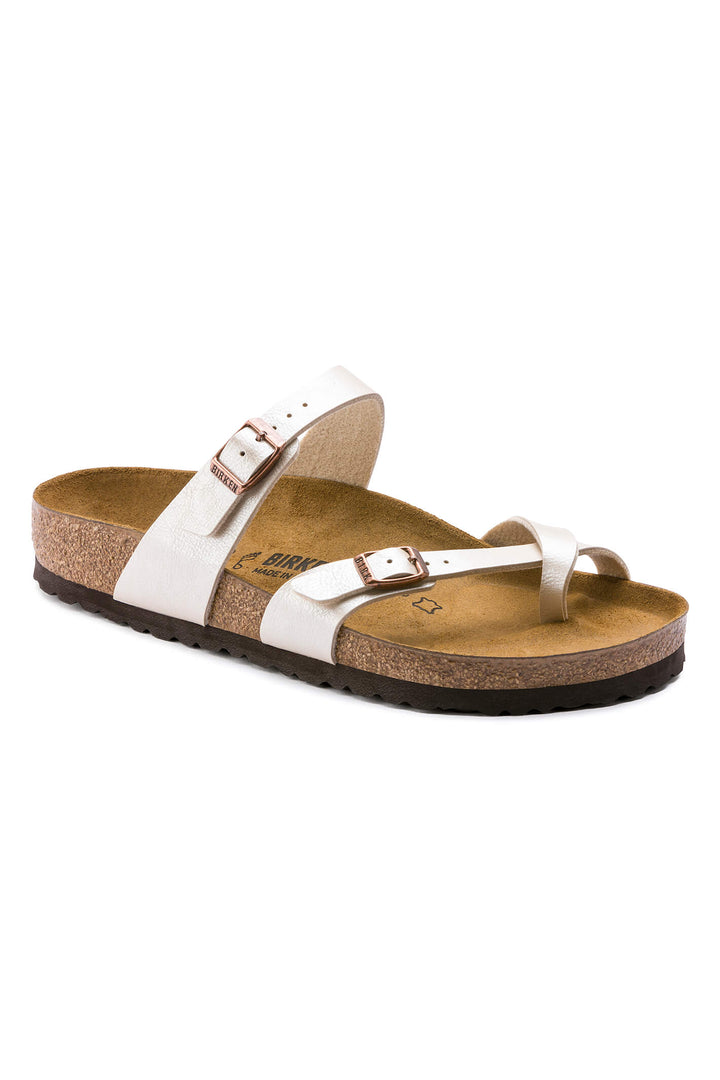 Birkenstock Mayari 71661 Graceful Pearl White Regular Fit Sandal - Shirley Allum Boutique