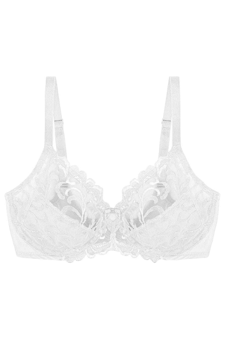 Triumph 10165819 0003 Modern Finesse W02 White Bra Shirley Allum