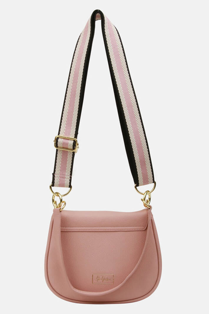 Alice Wheeler AW5684 Pink Ascot Saddle Bag - Shirley Allum Boutique