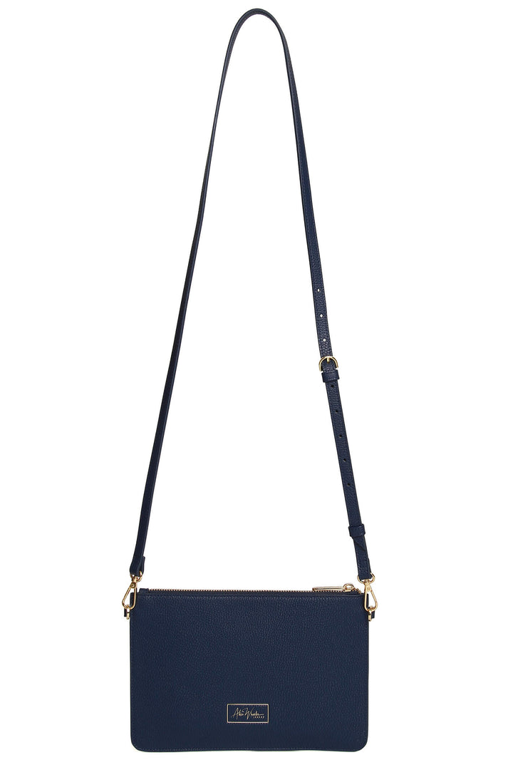 Alice Wheeler AW5752 Navy Ealing PhoneCluch Pouch Bag - Shirley Allum Boutique