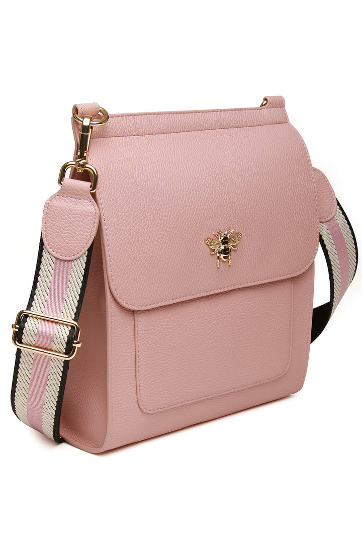 Alice Wheeler AW5770 Pink Large Bloomsbury Cross Body Bag - Shirley Allum Boutique