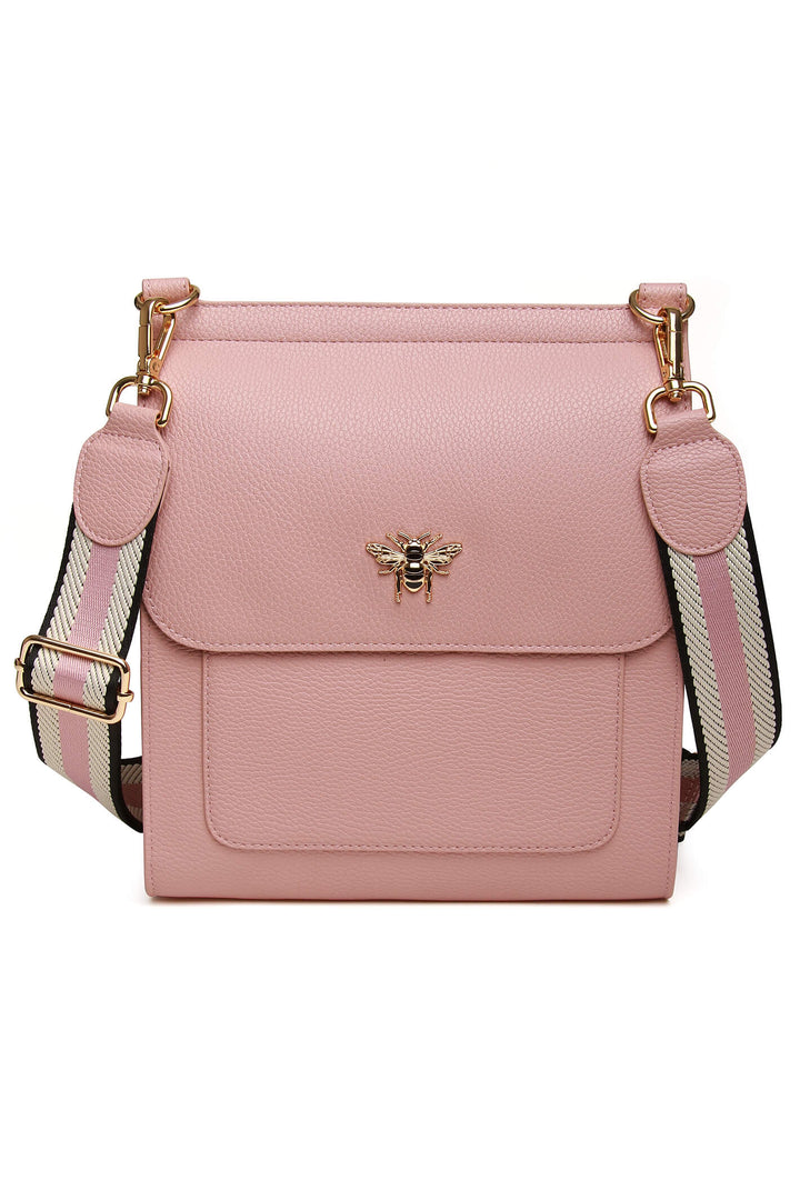 Alice Wheeler AW5770 Pink Large Bloomsbury Cross Body Bag - Shirley Allum Boutique