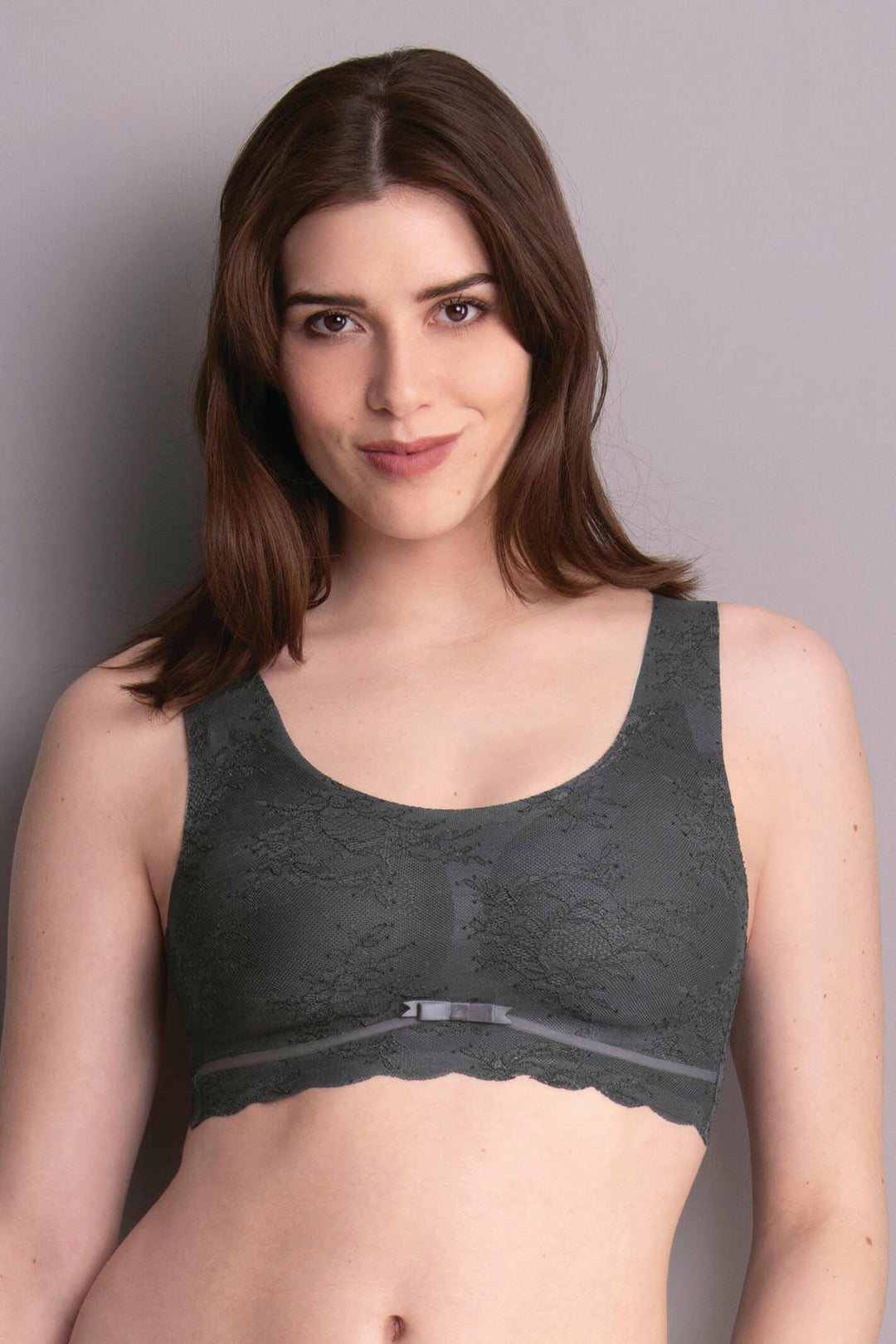 Anita 5400-408 Anthracite Grey Essential Lace Bralette - Shirley Allum Boutique