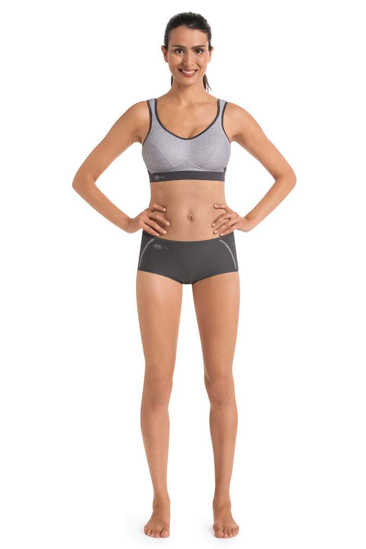 Anita 5527.254 Active Extreme Control Heather Grey Sports Bra - Shirley Allum Boutique