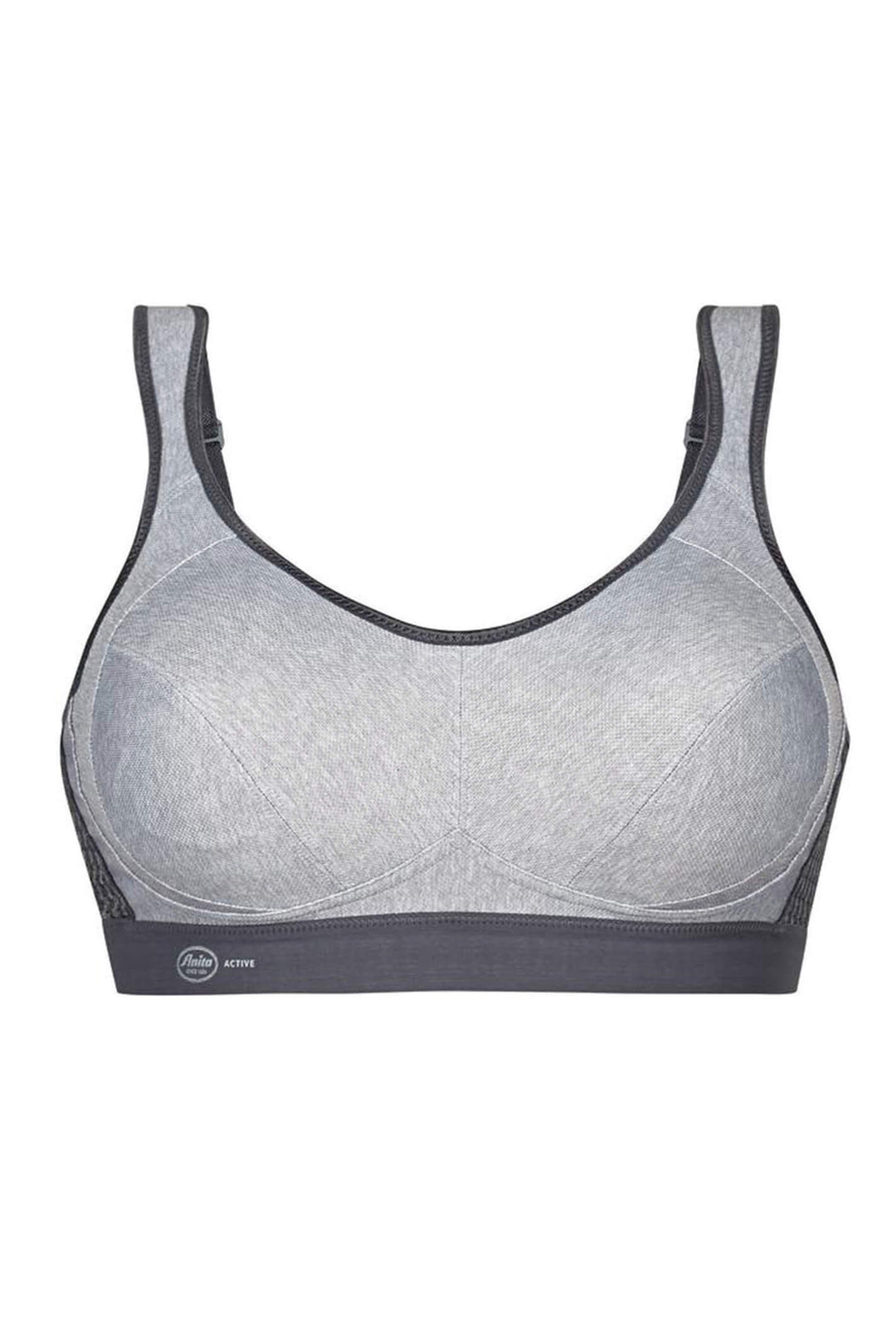 Anita 5527.254 Active Extreme Control Heather Grey Sports Bra - Shirley Allum Boutique