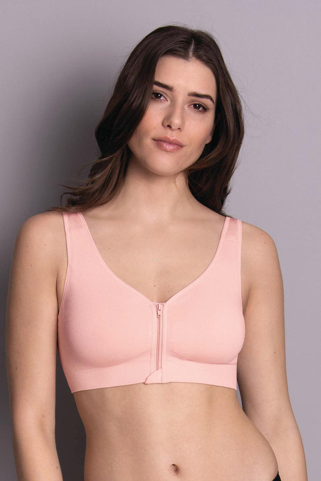 Anita Care 5768X 541 Lynn Lotus Pink Zip Front Post Mastectomy Bra