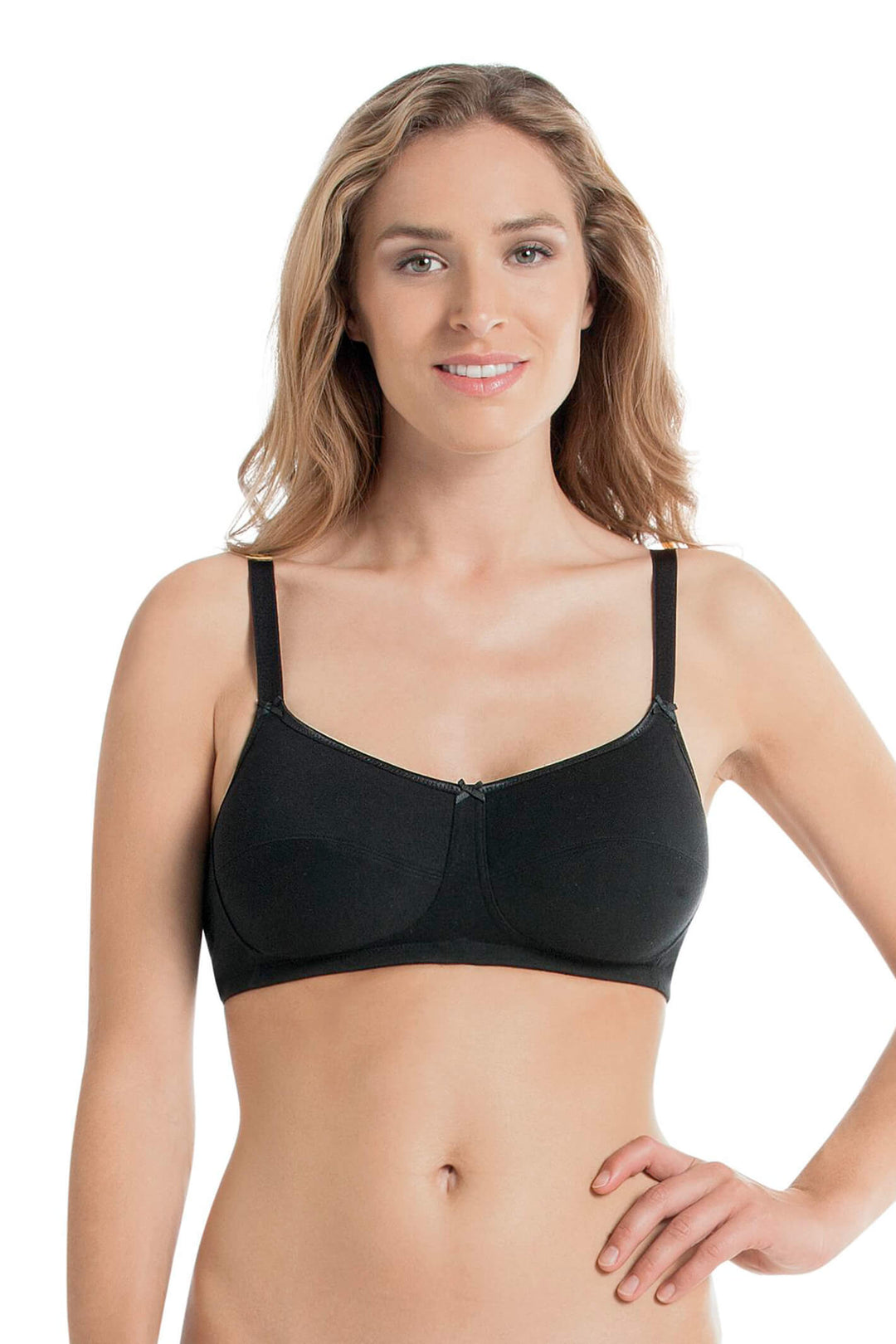 Anita Care 5301X 001 Allie Black Post Mastectomy Cotton Bra - Shirley Allum Boutique