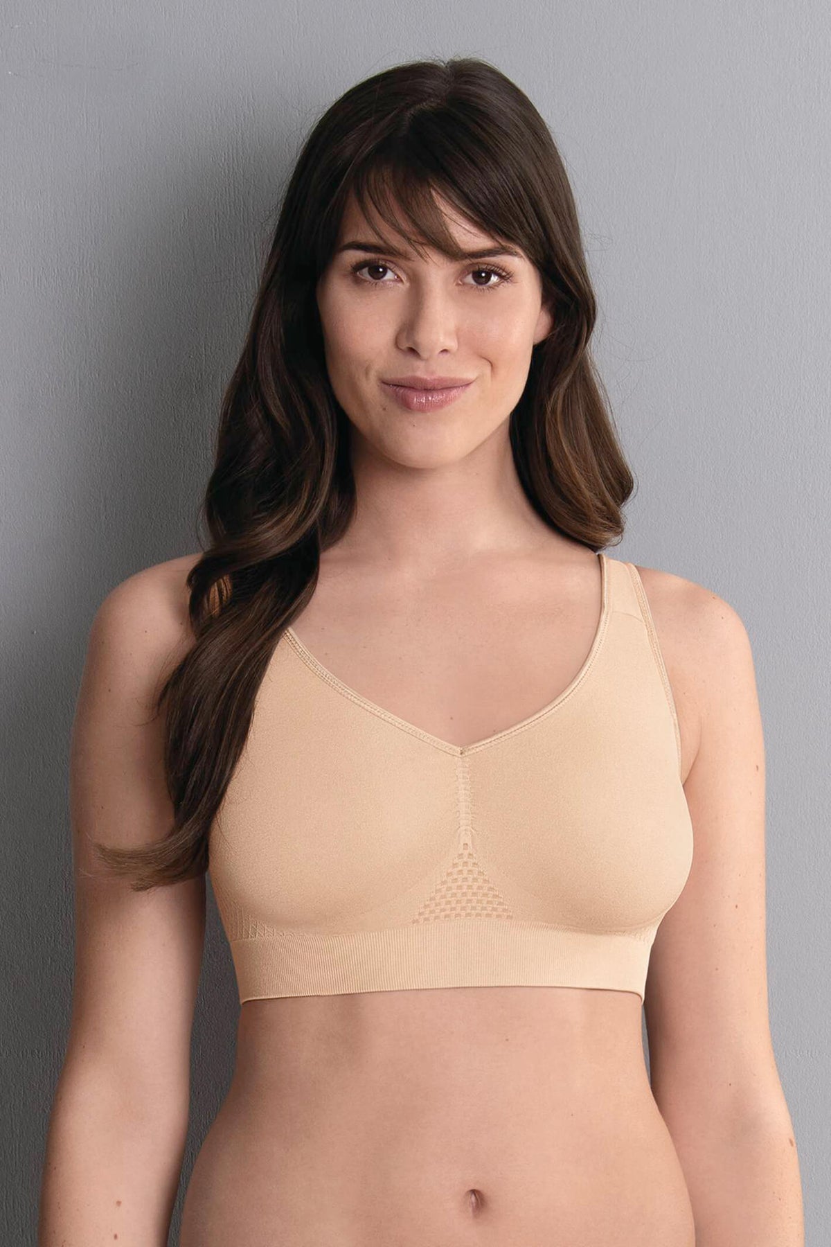 Anita Care Desert Beige Mastectomy Post-Operative Bra - Wire-Free, Cotton-Rich, Size 44D, Style 5315X-753