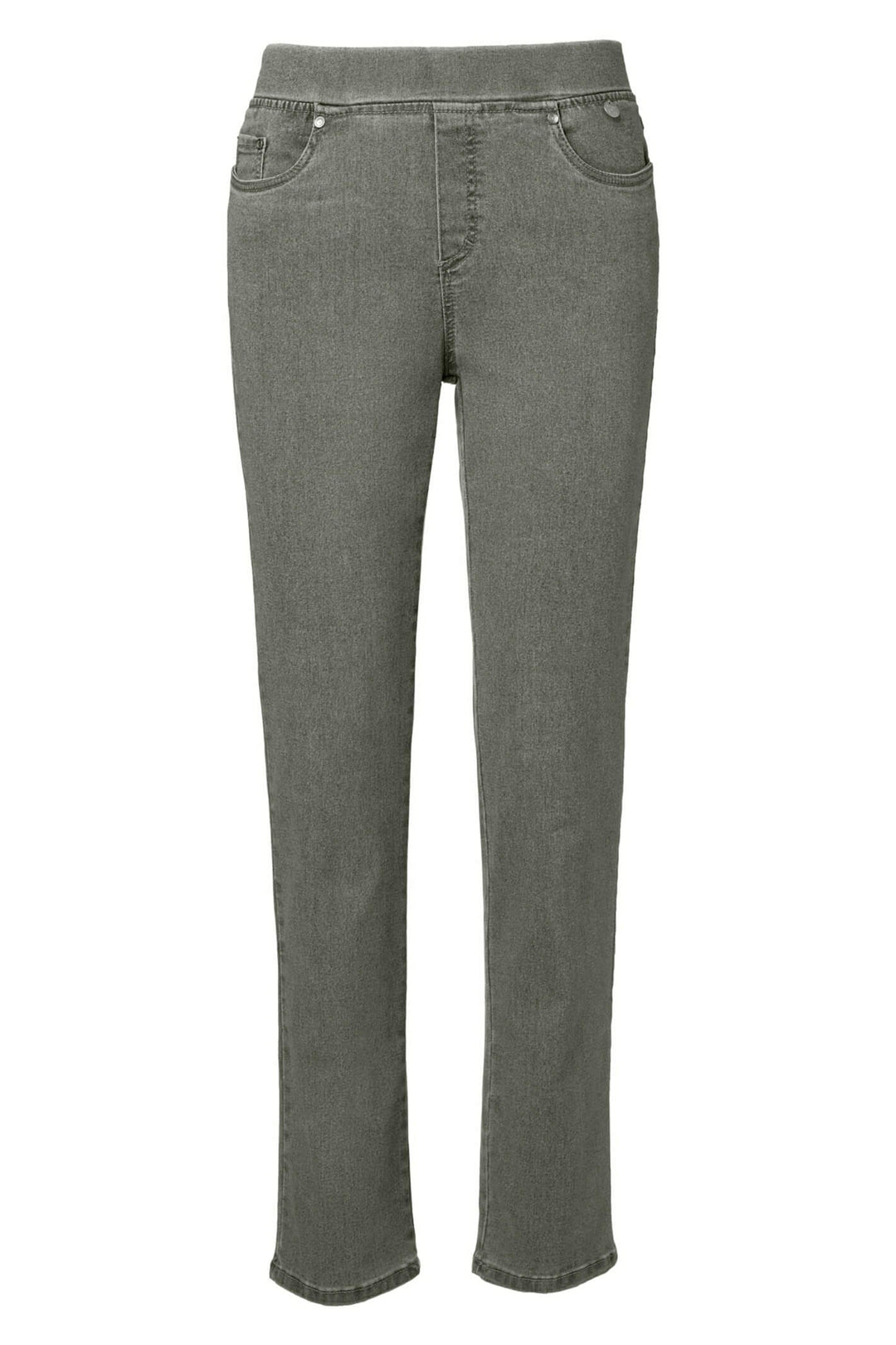 Anna Montana Angelika 1001 125 Safari Grey Pull-On Jeans - Shirley Allum Boutique