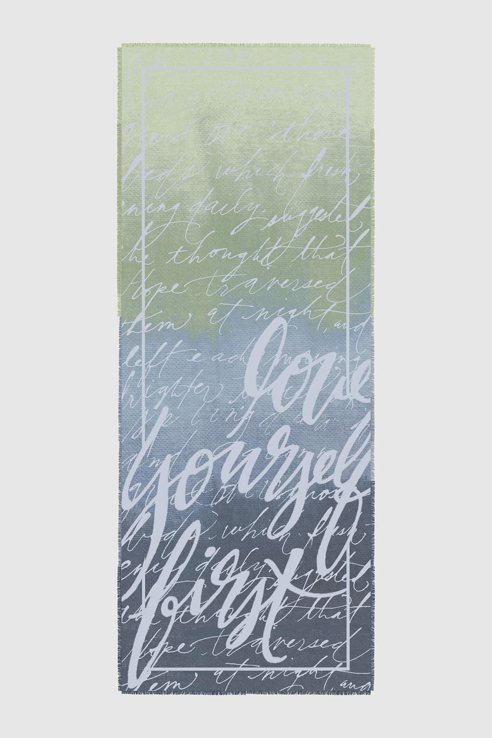 Bianca 87217 Kapa Blue Green Print Scarf - Shirley Allum Boutique