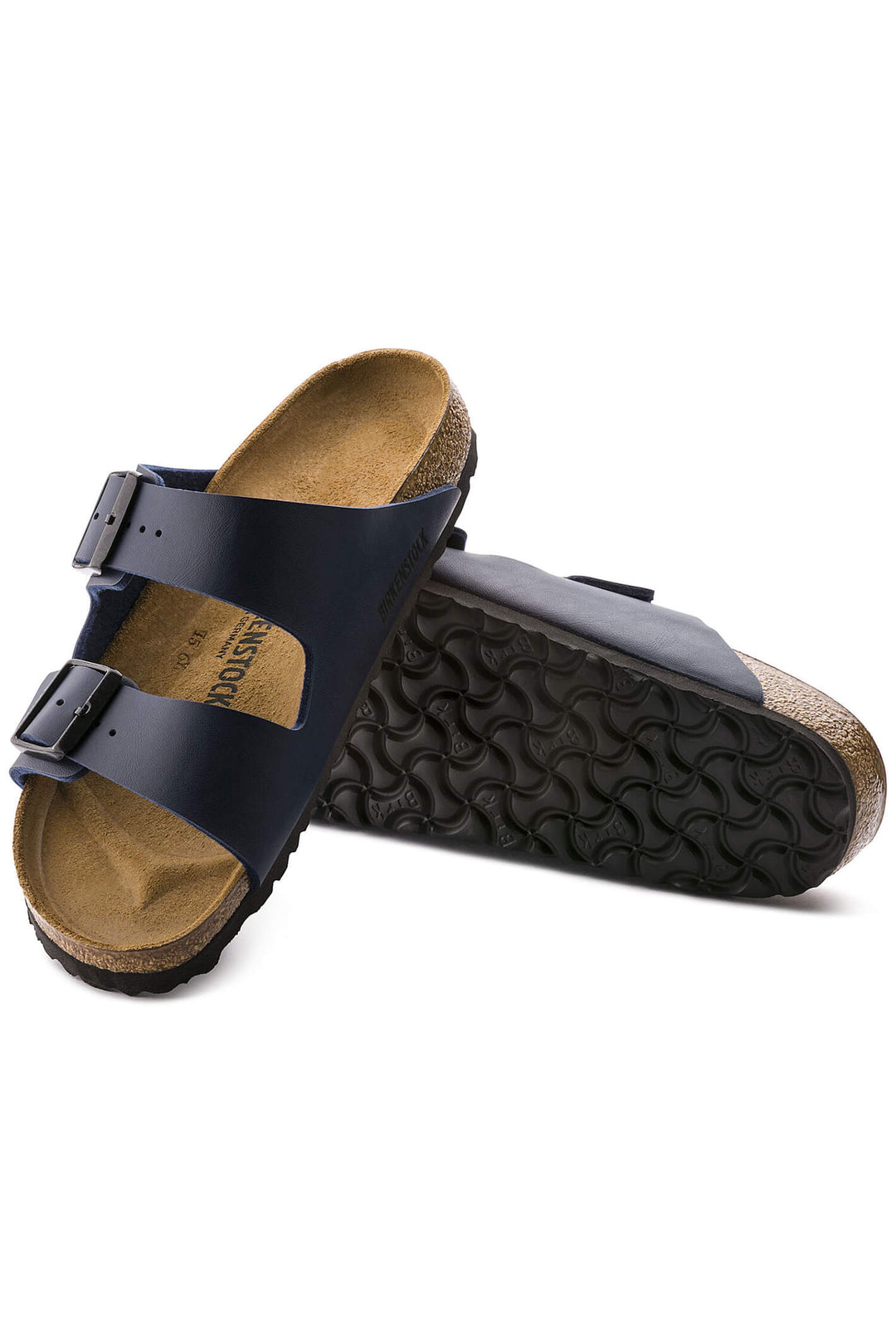 Birkenstock Arizona 0051753 Navy Blue Narrow Fit Sandal - Shirley Allum