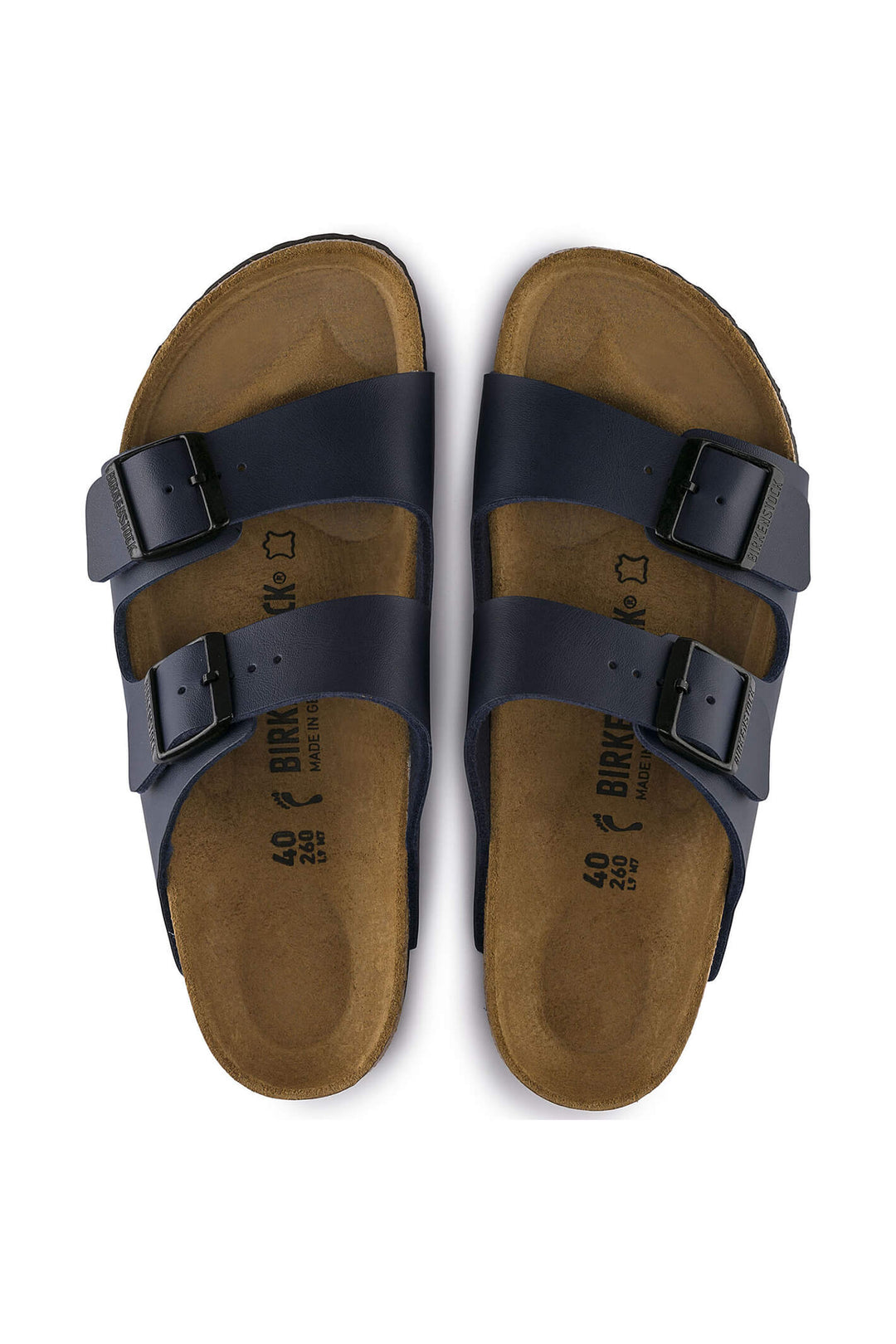 Birkenstock Arizona 0051753 Navy Blue Narrow Fit Sandal - Shirley Allum