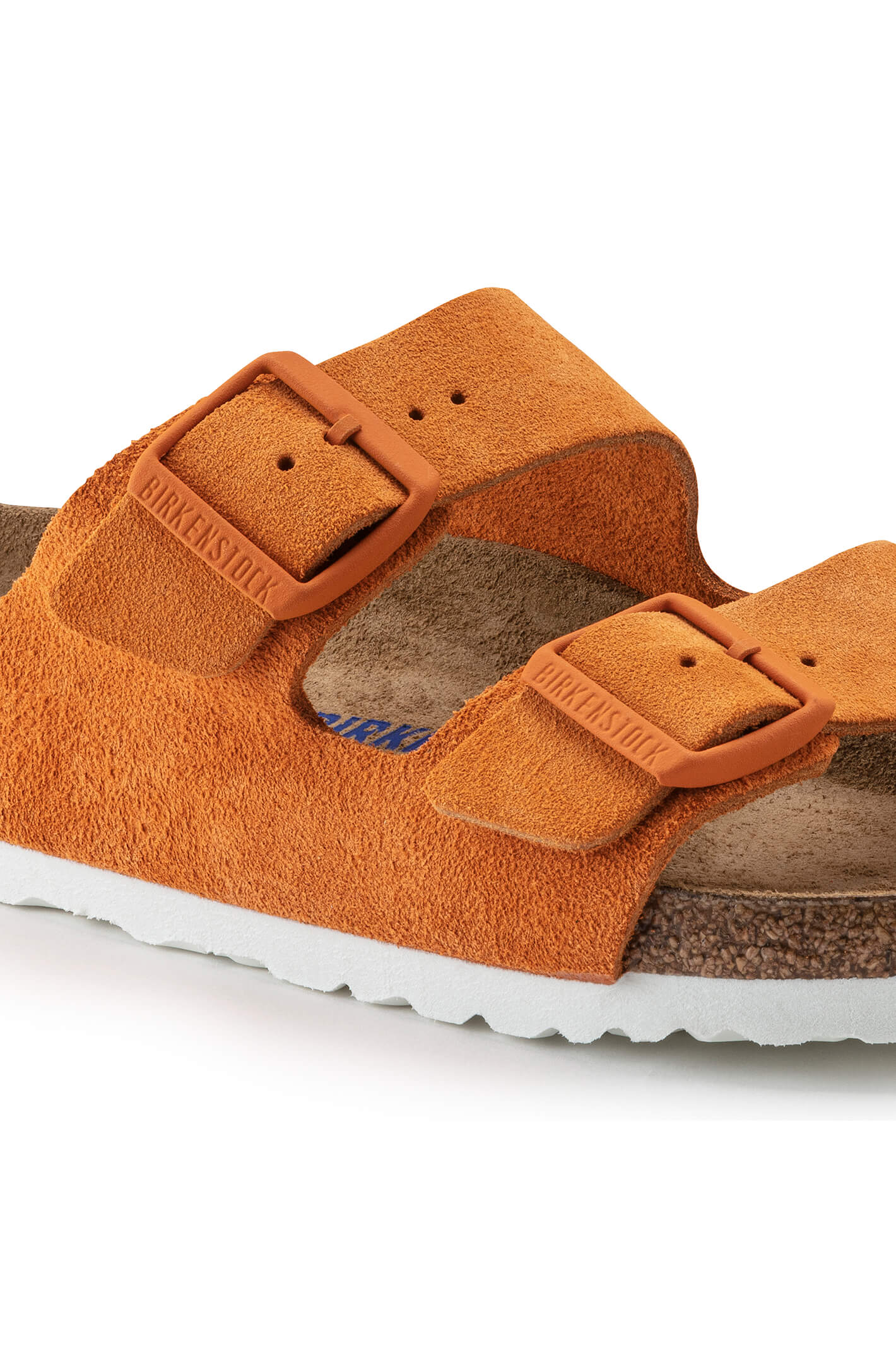 Birkenstock arizona hot sale orange nubuck