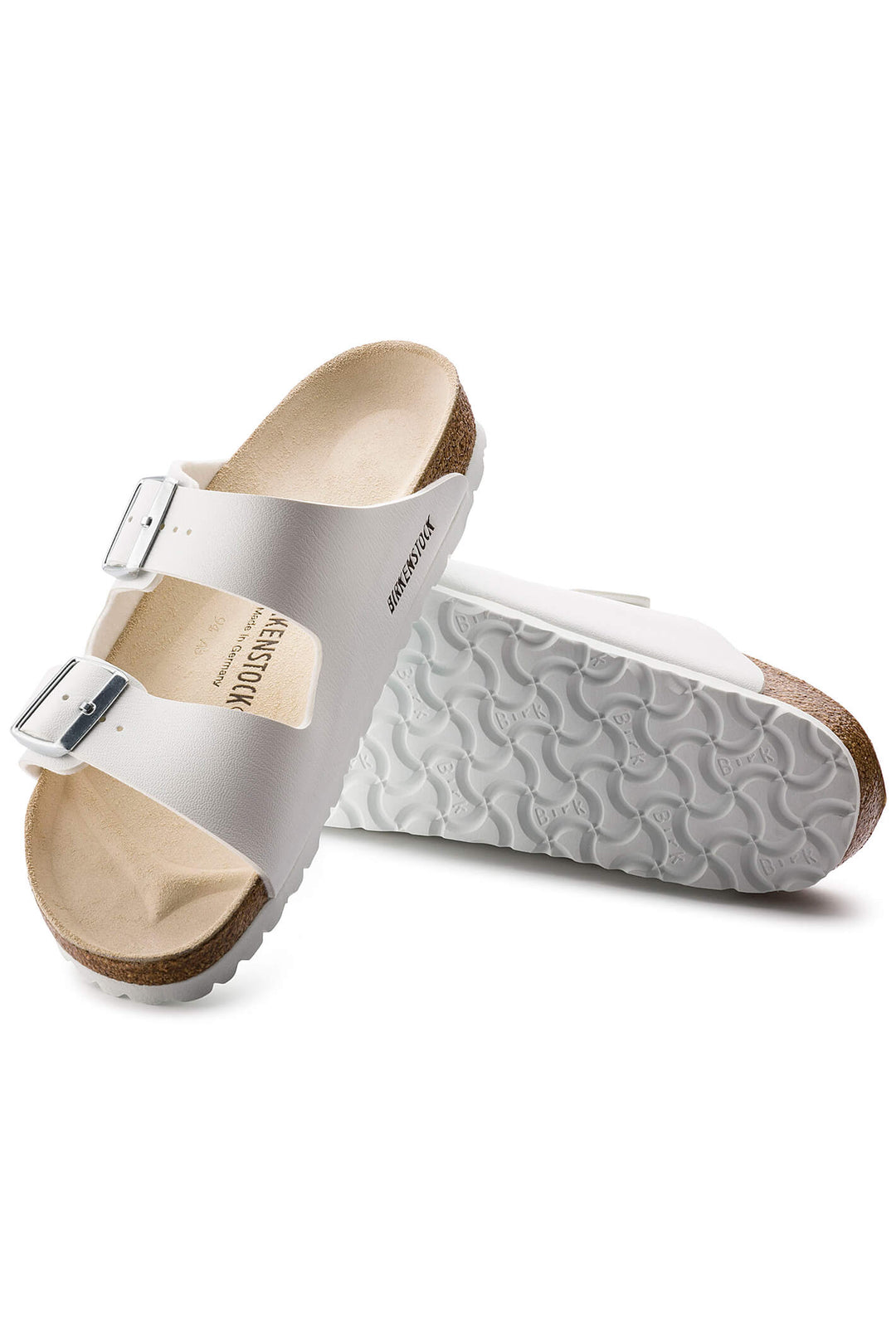 Birkenstock Arizona 51733 White Narrow Fit Sandal - Shirley Allum Boutique