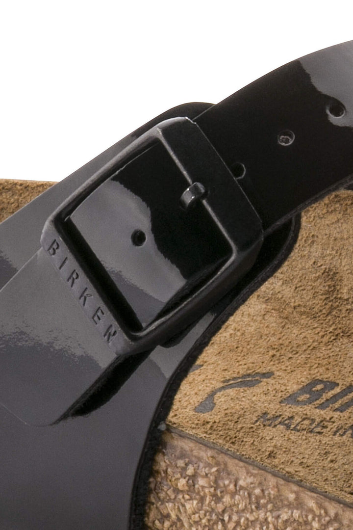 Birkenstock Gizeh 0043661 Black Patent Regular Fit Sandal - Shirley Allum