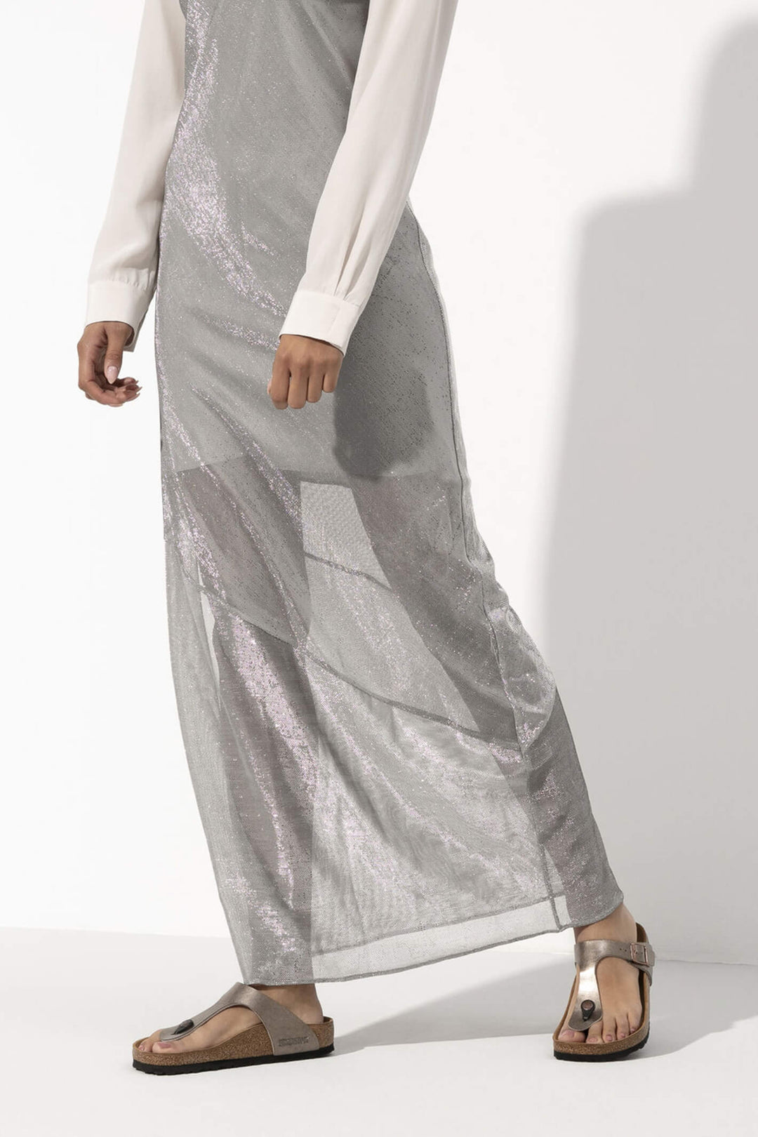 Outfit Silver Gizeh Birkenstocks Birkenstock Gizeh Birko-Flor