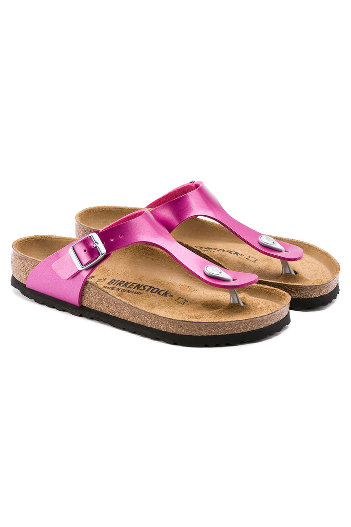Birkenstock Gizeh BS 1012979 Electric Metallic Magenta Regular Fit Sandal - Shirley Allum Boutique