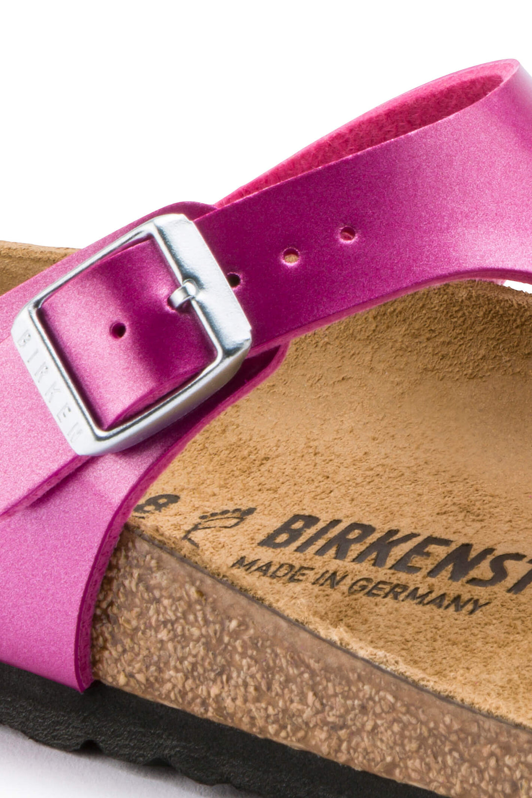 Birkenstock Gizeh BS 1012979 Electric Metallic Magenta Regular Fit Sandal - Shirley Allum Boutique