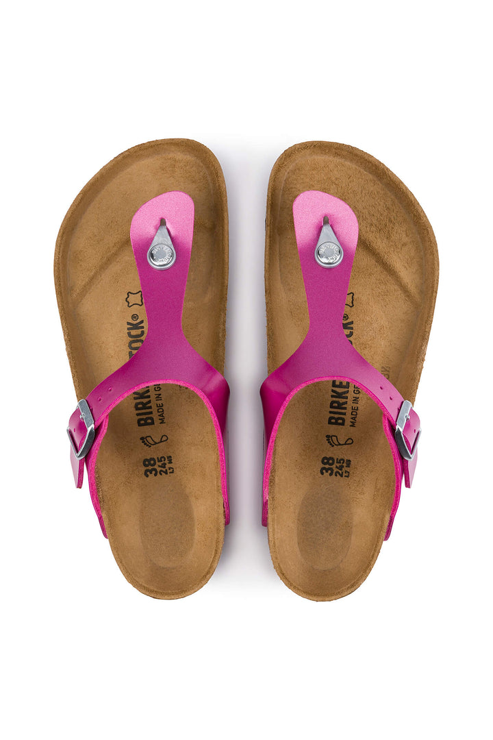 Birkenstock Gizeh BS 1012979 Electric Metallic Magenta Regular Fit Sandal - Shirley Allum Boutique