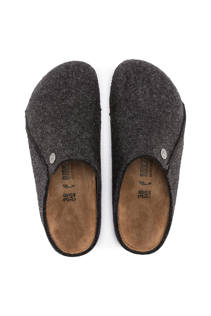 Birkenstock Zermatt Rivet 1014931 Anthracite Narrow Fit Slipper - Shirley Allum Boutique