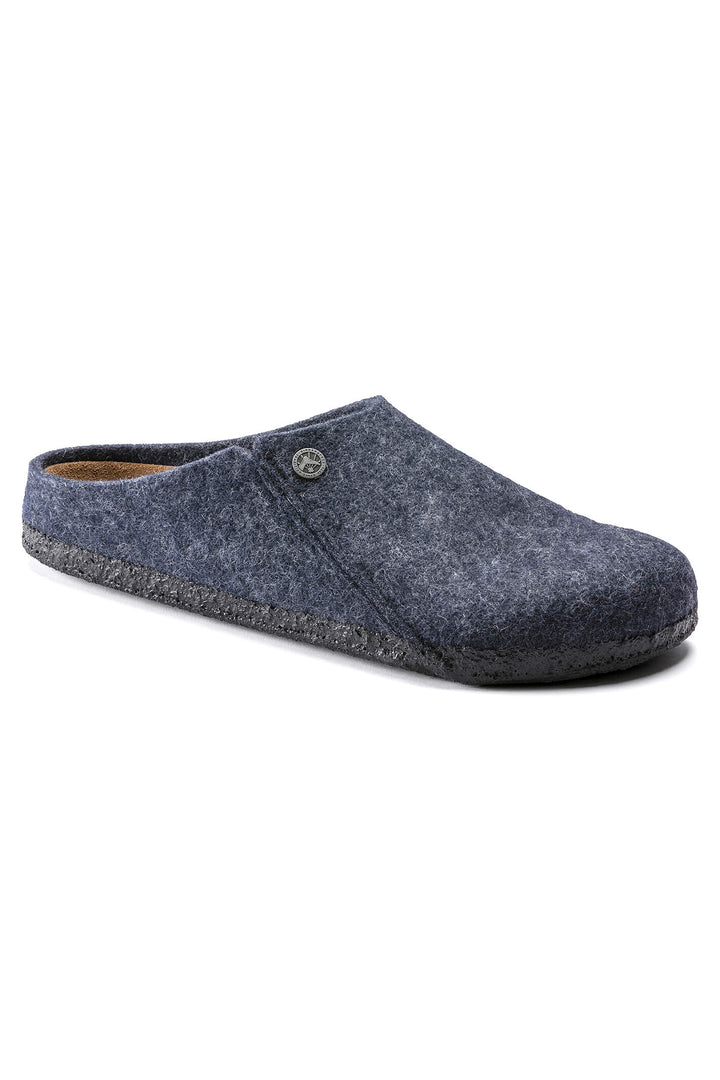 Birkenstock Zermatt Rivet 1017523 Dark Blue Narrow Fit Slipper - Shirley Allum Boutique