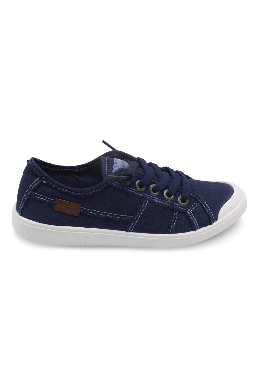 Blowfish ZS-0385 Vesper Canvas Trainer Navy - Shirley Allum#colour_navy-colour-washed