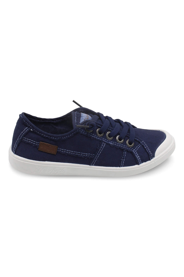 Blowfish ZS-0385 Vesper Canvas Trainer Navy - Shirley Allum#colour_navy-colour-washed